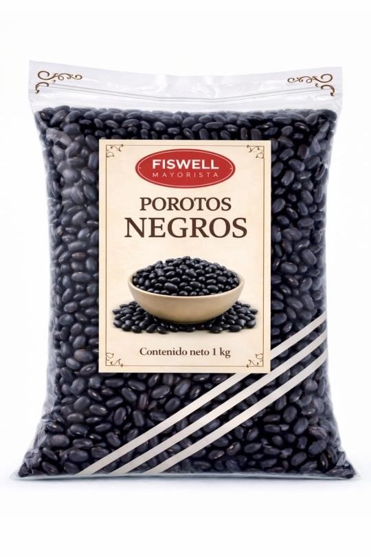 Fiswell_-1152338700_1 POROTOS NEGROS X 1KG - Imagen 1