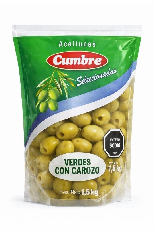 Fiswell_-366848215_1 ACEITUNAS C/CAROZO CUMBRE X 1.5KG - Imagen 1