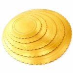 DISCO ORO 20 CM ONDULADO