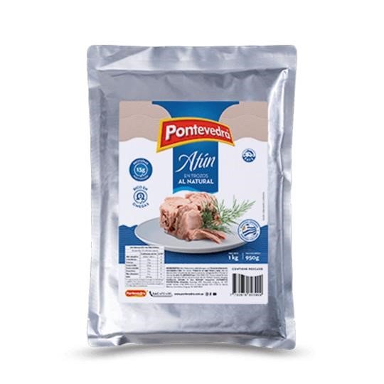 Fiswell_-790687029_1 ATUN TROZOS AL NATURAL X 1KG - Imagen 1