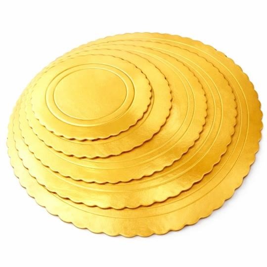 Fiswell_-893598320_1 DISCO ORO 28 CM ONDULADO - Imagen 1