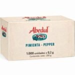 PIMIENTA IND ABEDUL 0,5G X 1000un.
