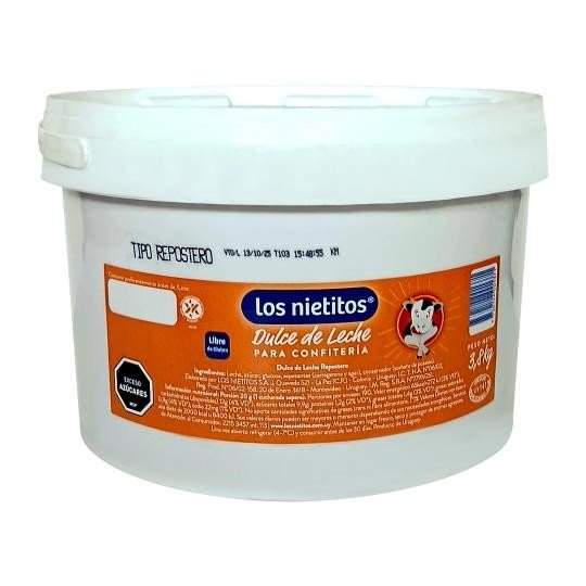 Fiswell_1555793766_1 DULCE DE LECHE LOS NIETITOS X 3,8KG - Imagen 1