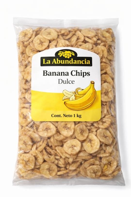 Fiswell_1576544661_1 BANANA CHIP DULCE X 1KG - Imagen 1