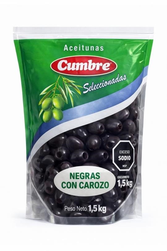 Fiswell_23382980_1 ACEITUNAS NEGRAS C/CAROZO X 1.5KG - Imagen 1