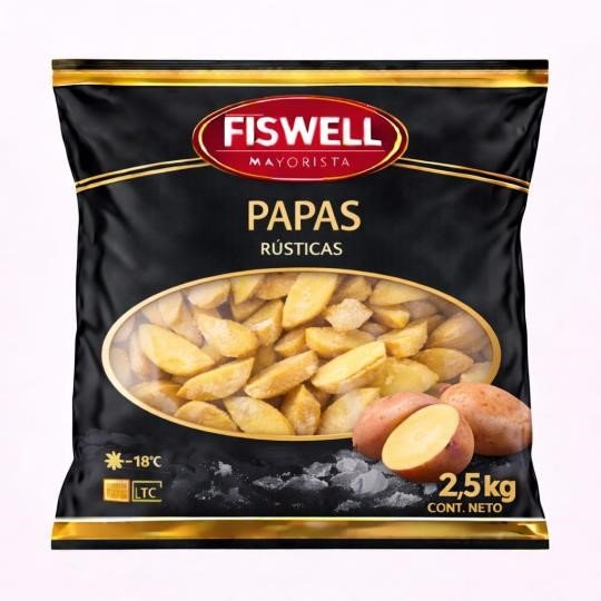 Fiswell_321414416_1 PAPAS RUSTICA X 2.5KG - Imagen 1