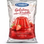 GELATINA FRUTILLA X 1 KG