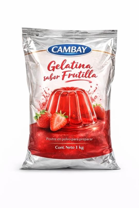 Fiswell_796147807_1 GELATINA FRUTILLA X 1 KG - Imagen 1